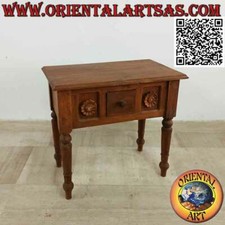 Tavolino etnico con cassetto