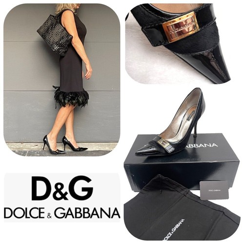 Dolce gabbana logo decollete - &,