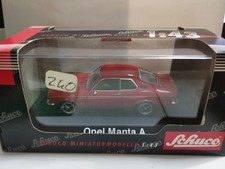Schuco 02522 Opel Manta A Rossa Scala 1/43