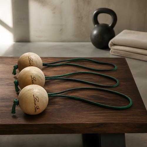 Loro piana palline legno - loro, 3