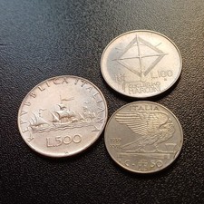 Vecchie Monete Con 500 Lire Caravelle Argento 835 G 11  1958 Bb Lotto 81 