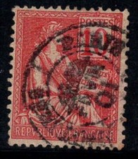 Francia 1900 Yv. 112 Usato 80% 10 c, Mouchon