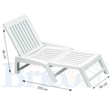 Lettino Prendisole in Resina