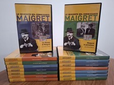 IL COMMISSARIO MAIGRET (GINO CERVI) SERIE TV CULT DA COLLEZIONE IN 16 DVD