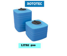 SERBATOIO ESTERNO ROTOTEC CUBO QS 500 LT POLIETILENE STOCCAGGIO ACQUA
