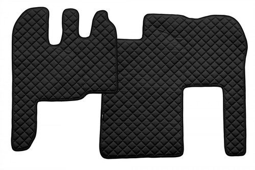 Tappetini eco pelle nera - tappetini,