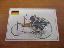 Figurina Auto e Moto - VEICOLO A BENZINA DI BENZ N.9 Ed. EDIS 1968 originale