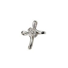 CROCE ORO pendente 18 kt