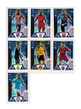 Lotto 7 carte Match Attax Champions League 2018-19 Mega Firme