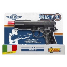 Pistola MK-9 Nera per bambini a palline - Villa Giocattoli 2760 - Gioco di Imita