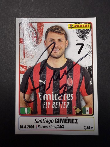 Autografo milan santiago - ac,