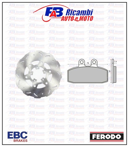Kit disco freno ø260mm - disco, &