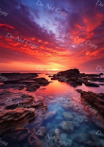 Tramonto rocce marine - rocce, –