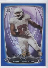 2014 Bowman Rookies Blue Foil /499 Scott Crichton #3 radiocomandato