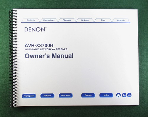 Denon avr x3700h instruction - avr-x3700h,