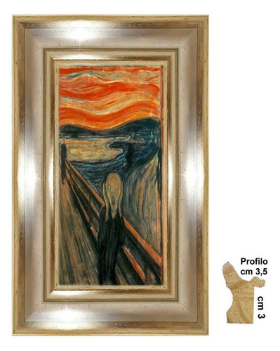Munch urlo stampa su tela - stampa,