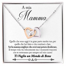 Collana Donna Mamma Argento