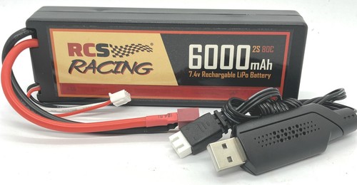 Batteria lipo 2s 6000mah - batteria, v