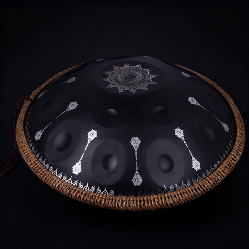 Handpan nero mtl artigianale - handpan,
