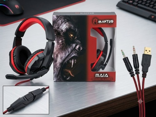 Cuffie gaming mantus maia - cuffie,