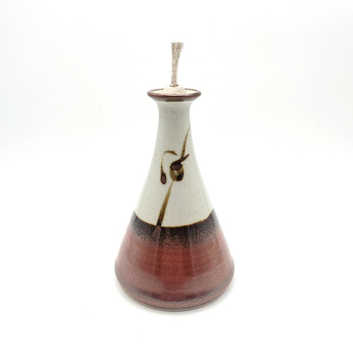 Candela lampada olio ceramica