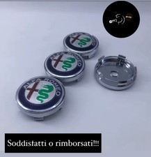4 Tappi Coprimozzo ALFA ROMEO