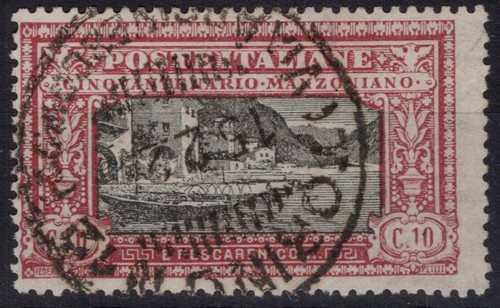 Regno italia 1923 - manzoni, 10