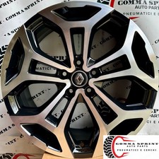 4 CERCHI IN LEGA RAGGIO 19 RENAULT KADJAR KOLEOS NERO LUCIDO DIAMANTATO