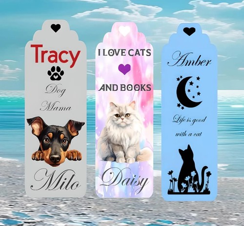 Your pet photo name bookmark - your,