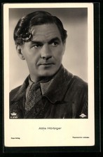 Attore Attila Hörbiger in abito con capelli pomadizzati, cartolina 