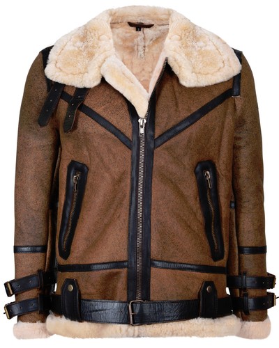 Giacca pelle vintage - in,