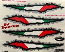 ADESIVI DIVERTENTI TRICOLORE 15X2.3 CM