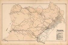 1886 Map of Walker District