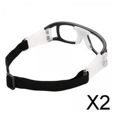 2X Occhiali da basket Occhiali Sport Sportivi Uomo Donna Regalo Nero