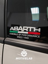 Abarth World of Performance - Adesivi finestrino 595/695