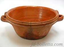 Vaso antico,bacile,vecchia ciotola in terracotta,contenitore da cucina a94