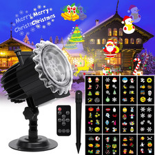 Proiettore Natale Esterno, Proiettore Luci Natale Esterno Con 12 Diapositive Mod