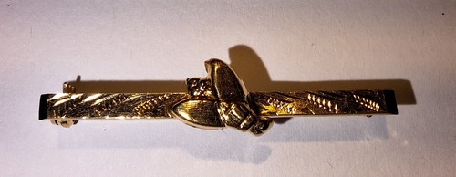 Fermacravatta con mosca oro - mosca,