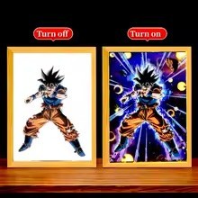 Lampada frame goku dragon - lampada,