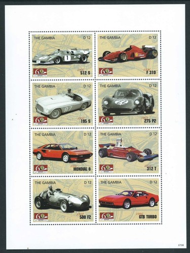 Gambia 2007 sg5029 foglio - sg5029/36,