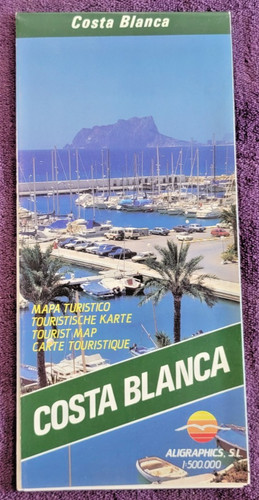 Costa blanca spagna - blanca, mappa