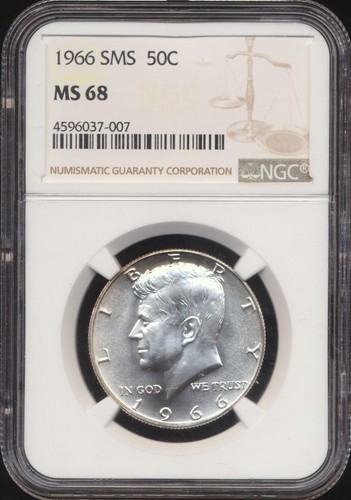 1966 sms kennedy mezzo dollaro - kennedy,