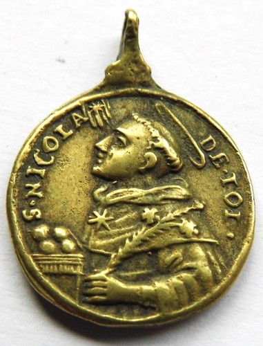 Vecchia medaglia sacra barocca