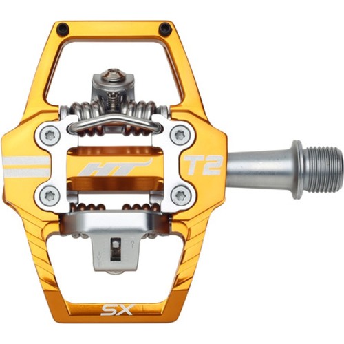 Coppia pedali sx arancio - pedali, ht-t2-sx