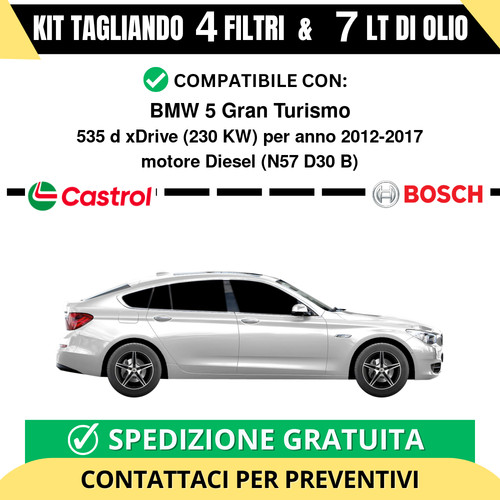 Tagliando filtri bosch 7 - 4,