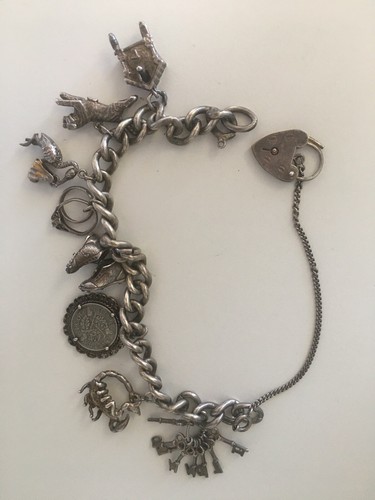 Bracciale charms vintage - bracciale,