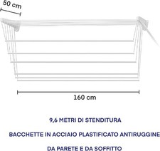 Stendibiancheria saliscendi - stendibiancheria, a