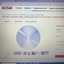 Hilti SPX MCL sega a lama da