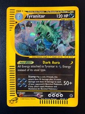 POKEMON TYRANITAR HOLO (SWIRL)