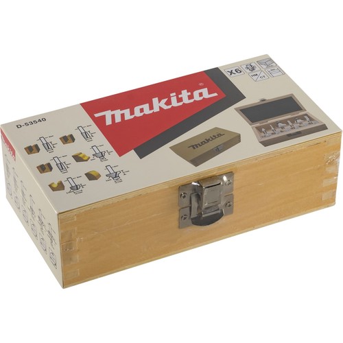 Makita set frese 6 - 6, pezzi